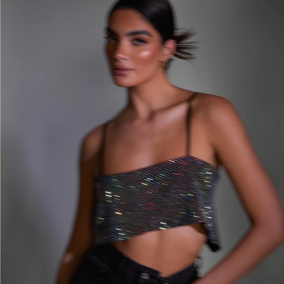 Sparkle Crop Top - Picture 2 of 6